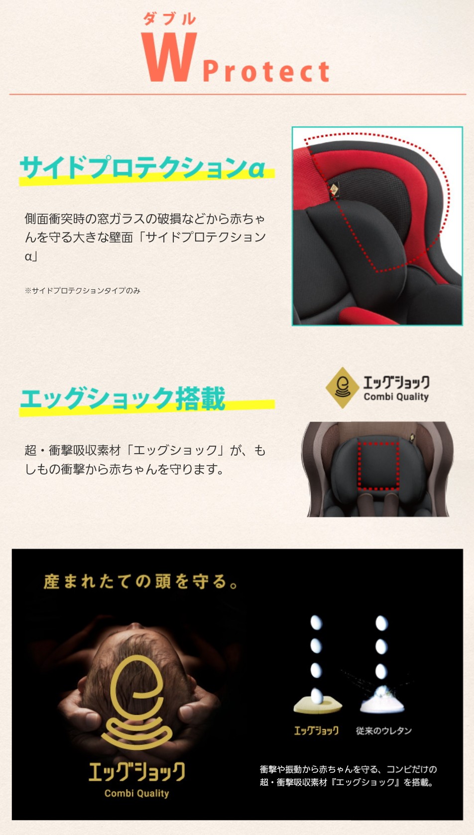 コンビチャイルドシート